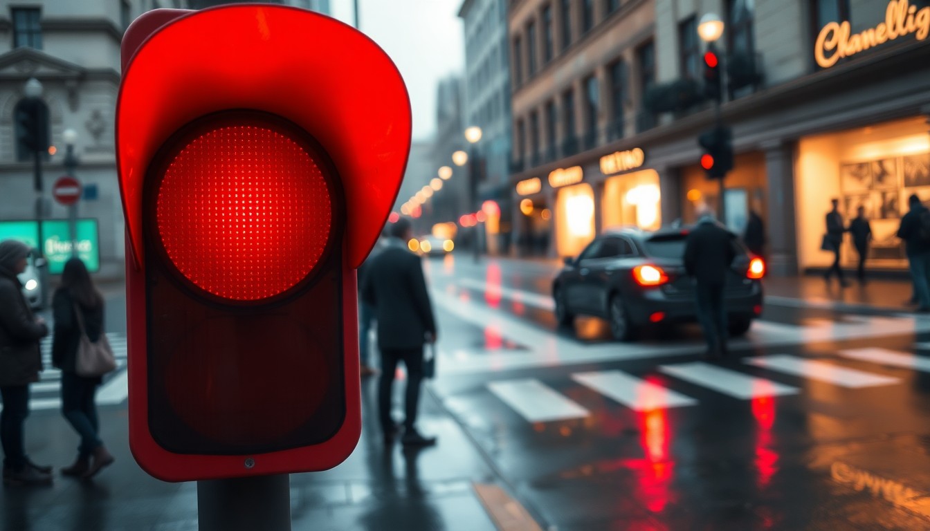 Griller un feu rouge : entre idées reçues et vérités juridiques
